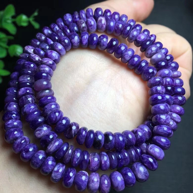Newly Natural Purple Charoite Gemstone Abacus Round Stone Beads Women Man Stretch 3 Laps Bracelet 8mm AAAAA
Newly Natural Purple Charoite Gemstone Abacus Round Stone Beads Women Man Stretch 3 Laps Bracelet 8mm AAAAA