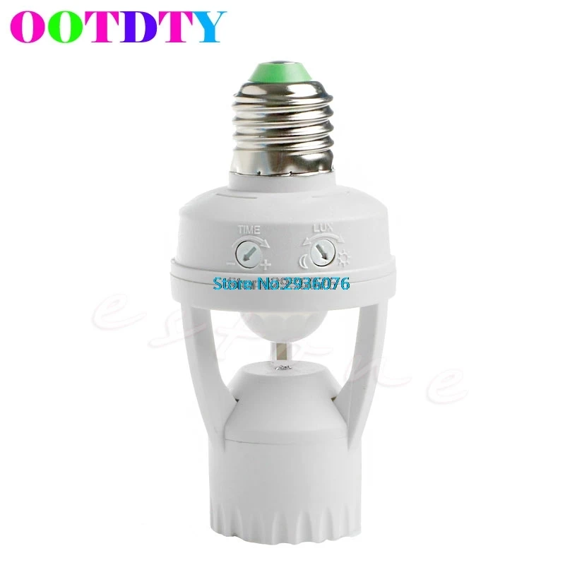 PIR Motion Sensor Bulb Holder AC 110V 220V Infrared PIR Motion Sensor LED E27 Lamp Bulb Holder Switch
PIR Motion Sensor Bulb Holder AC 110V 220V Infrared PIR Motion Sensor LED E27 Lamp Bulb Holder Switch
