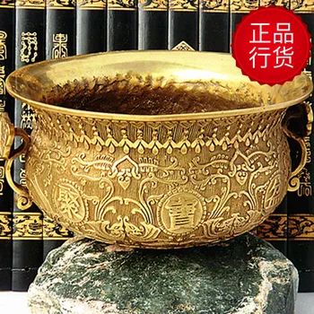The pure copper basin is a good fortune for the decoration and decoration of decoration.
The pure copper basin is a good fortune for the decoration and decoration of decoration.