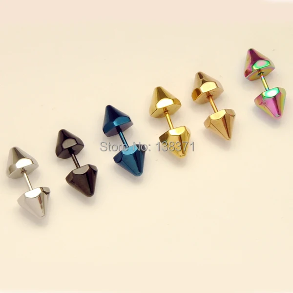 Free shipping! Hot Sell! Fashion 8mm width Rivet Hexagon titanium steel Punk Men Screw stud earrings 6 colors
Free shipping! Hot Sell! Fashion 8mm width Rivet Hexagon titanium steel Punk Men Screw stud earrings 6 colors