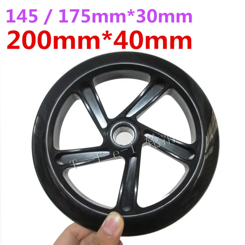 1 piece 200mm 175mm 145mm Diameter 40mm 30mm Thickness Scooter Skating Wheel Tyre Durable PU Skateboard Rodas with ABEC7 Bearing
1 piece 200mm 175mm 145mm Diameter 40mm 30mm Thickness Scooter Skating Wheel Tyre Durable PU Skateboard Rodas with ABEC7 Bearing