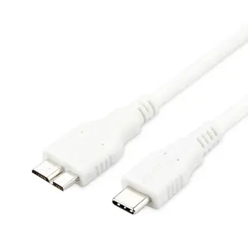 USB 3.1 Type C Male Connector to Micro B USB3.0 Male Data Cable 1m 100cm 3ft 1meter for Apple for Macbook & Laptop
USB 3.1 Type C Male Connector to Micro B USB3.0 Male Data Cable 1m 100cm 3ft 1meter for Apple for Macbook & Laptop