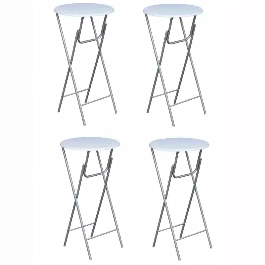 VidaXL 4pcs Bar Table With White MDF Table Top Folding Bar Table Rack Table Bar Bracket Family Public Wood Modern Chairs
VidaXL 4pcs Bar Table With White MDF Table Top Folding Bar Table Rack Table Bar Bracket Family Public Wood Modern Chairs