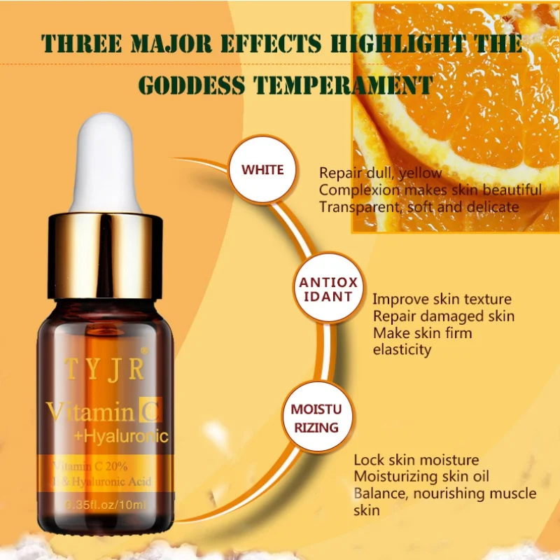 Vitamin C Essential Oil VC Remove Dark Spots Freckle Speckle Fade Ageless Skin Care Whitening Face Anti Winkles Essence Beauty
Vitamin C Essential Oil VC Remove Dark Spots Freckle Speckle Fade Ageless Skin Care Whitening Face Anti Winkles Essence Beauty