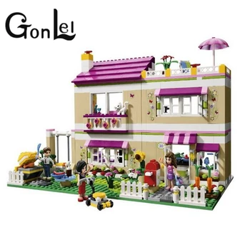 

695pcs Girls Set Series City Olivia House Doll Building Brick Block CASA Toy Gift Compatible With Lepining