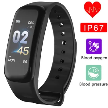 C1S Smart Bracelet C1 Plus Color Screen Fitness Tracker Blood Pressure Heart Rate Sleep Monitor Wristband For Android IOS
C1S Smart Bracelet C1 Plus Color Screen Fitness Tracker Blood Pressure Heart Rate Sleep Monitor Wristband For Android IOS