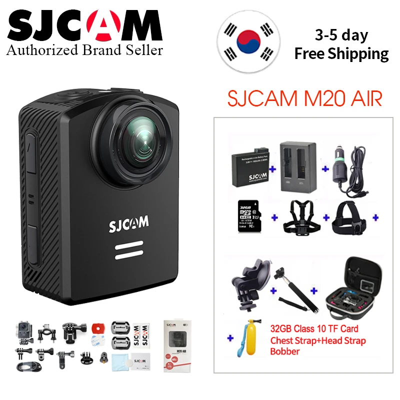 SJCAM M20 Air 140 degree Wide Angle WiFi Helmet Action Camera Novatek96658 Chipset 1080P 30 FPS Ultra HD Extreme Sports DV Cam
SJCAM M20 Air 140 degree Wide Angle WiFi Helmet Action Camera Novatek96658 Chipset 1080P 30 FPS Ultra HD Extreme Sports DV Cam