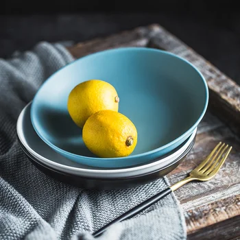 NIMITIME European Style 8 inch Nordic Ceramic Dish Round Snack Plate Rice Dish Household Tableware
NIMITIME European Style 8 inch Nordic Ceramic Dish Round Snack Plate Rice Dish Household Tableware