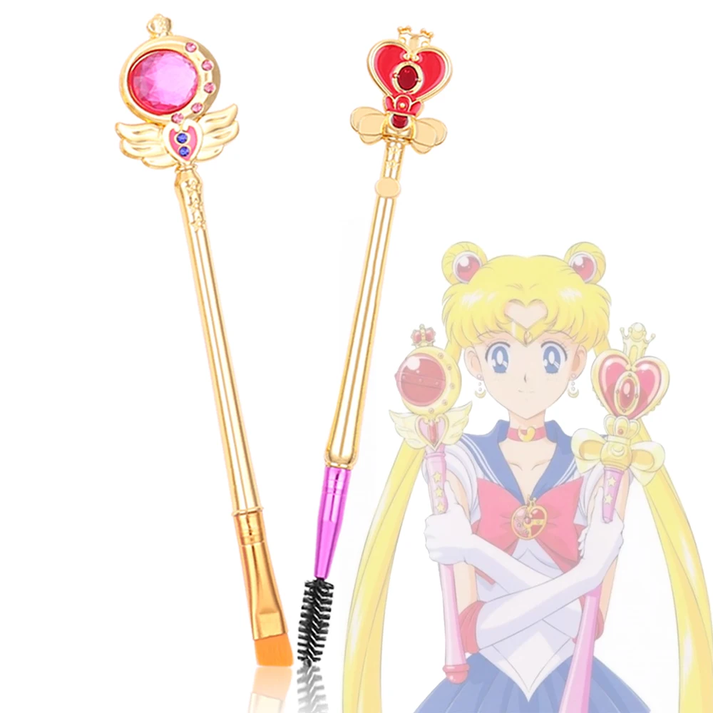 Cute Anime Sailor Moon Makeup Brushes Tool Highlighter Brush Blender Eyeshadow Eyebrow Makeup Brushes Cosmetic Pincel Maquiagem
Cute Anime Sailor Moon Makeup Brushes Tool Highlighter Brush Blender Eyeshadow Eyebrow Makeup Brushes Cosmetic Pincel Maquiagem