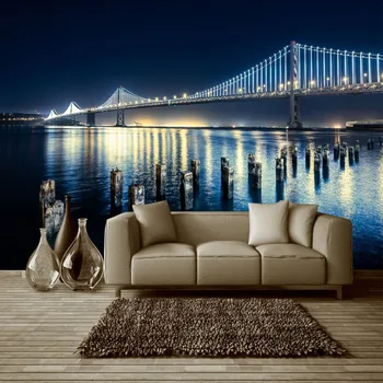 Custom Size 3D Photo Wallpaper City Night Bridge Murales De Pared Living Room TV Background Wall Painting Wallpaper For Walls 3D
Custom Size 3D Photo Wallpaper City Night Bridge Murales De Pared Living Room TV Background Wall Painting Wallpaper For Walls 3D