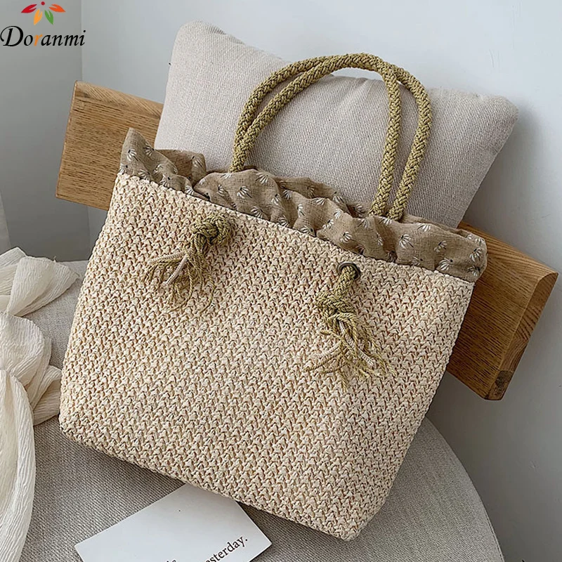DORANMI Straw Weave Handbag Bags For Women 2019 Summer Shoulder Bag Female Large Capacity Totes Beach Bolsos Mujer CBB153
DORANMI Straw Weave Handbag Bags For Women 2019 Summer Shoulder Bag Female Large Capacity Totes Beach Bolsos Mujer CBB153