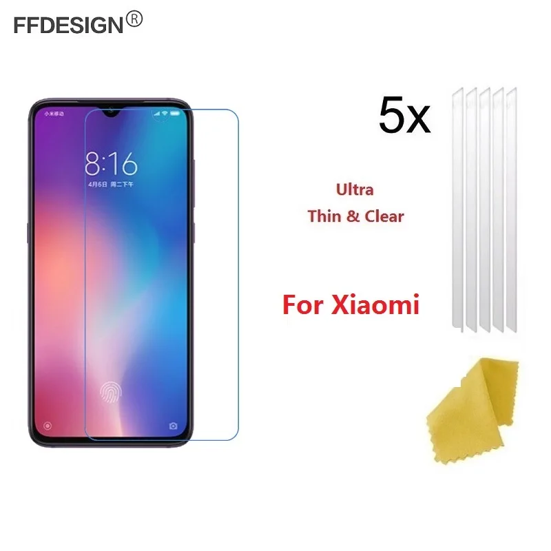 5x Защитная пленка для экрана с ЖК экраном Xiaomi Mi 9 6 5 Plus Mi9 Mi8 8 Lite SE Pro (не стекло)