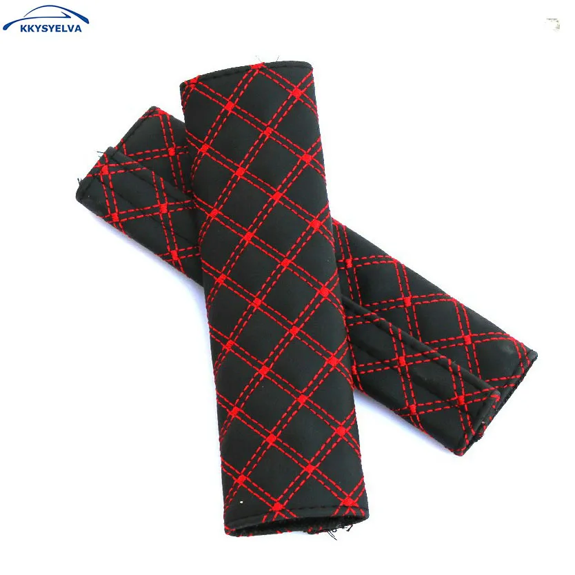 KKYSYELVA 2PCS Car Seat Belt Cover Safety Belt Leather Auto Seat Belt Shoulder Pad Auto Car Styling Interior Accessories
KKYSYELVA 2PCS Car Seat Belt Cover Safety Belt Leather Auto Seat Belt Shoulder Pad Auto Car Styling Interior Accessories