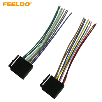 FEELDO 10set Car Audio Stereo Wiring Harness For Volkswagen/Audi/Mercedes Pluging Into OEM Factory Radio CD (Type2) #1737
FEELDO 10set Car Audio Stereo Wiring Harness For Volkswagen/Audi/Mercedes Pluging Into OEM Factory Radio CD (Type2) #1737