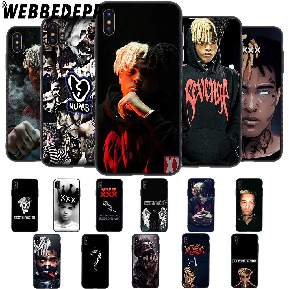 WEBBEDEPP Rapper Xxxtentacion Soft Case for iPhone 5 5S 6 6S 7 8 Plus X XS 11 Pro MAX XR Cover
WEBBEDEPP Rapper Xxxtentacion Soft Case for iPhone 5 5S 6 6S 7 8 Plus X XS 11 Pro MAX XR Cover