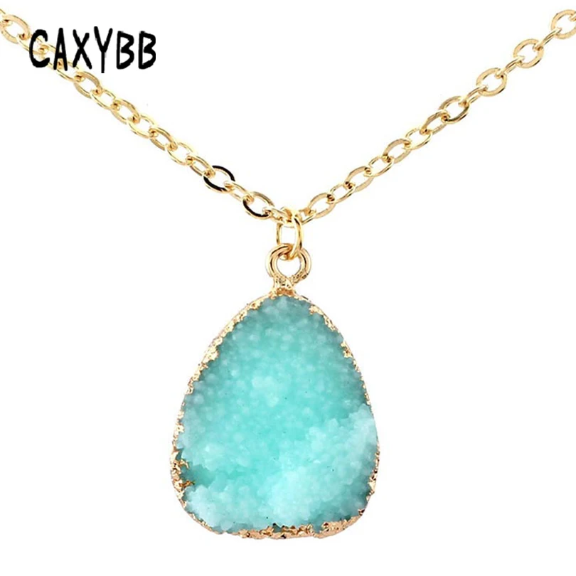Caxybb Bohemia Natural Stone Pendant Necklace Irregular Stone Necklaces Pendants for Women Druzy Geode Necklaces Fashion Charms
Caxybb Bohemia Natural Stone Pendant Necklace Irregular Stone Necklaces Pendants for Women Druzy Geode Necklaces Fashion Charms