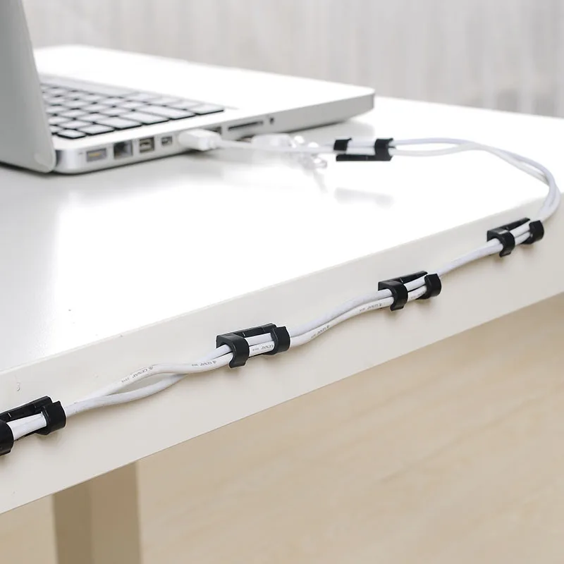 5pcs/lot Wire Cable Clips Organizer Desktop & Workstation Clips Cord Management Holder USB Charging Data Line Cable Winder
5pcs/lot Wire Cable Clips Organizer Desktop & Workstation Clips Cord Management Holder USB Charging Data Line Cable Winder