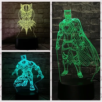 Dropshipping Marvel Hero Black Panther RGB USB Lava Lampara figure LED Night light lamp 7 Color Change Kid Christmas Boy Gift
Dropshipping Marvel Hero Black Panther RGB USB Lava Lampara figure LED Night light lamp 7 Color Change Kid Christmas Boy Gift