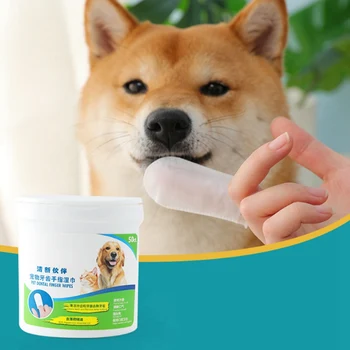 50 Pcs Natural Pet Dental Finger Wipes Removes Plaque And Tartar Cats Healthy Oral Care Grooming Supplies
50 Pcs Natural Pet Dental Finger Wipes Removes Plaque And Tartar Cats Healthy Oral Care Grooming Supplies
