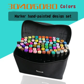 30/40/60/80 Markers Set Brush Pen Manga Art Supplies Stationery Marker Marcadores Drawing Caligraphy Pens Alcohol Touch Caneta
30/40/60/80 Markers Set Brush Pen Manga Art Supplies Stationery Marker Marcadores Drawing Caligraphy Pens Alcohol Touch Caneta
