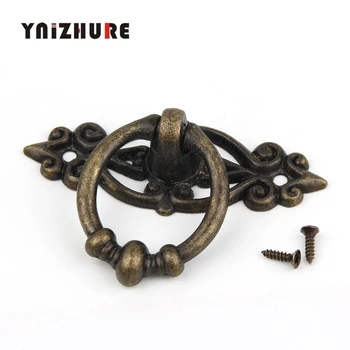 65*24mm Retro Zinc Alloy Kitchen Drawer Cabinet Door Handle Furniture Knobs Hardware Cupboard Antique Pull Handles Bronze Tone
65*24mm Retro Zinc Alloy Kitchen Drawer Cabinet Door Handle Furniture Knobs Hardware Cupboard Antique Pull Handles Bronze Tone