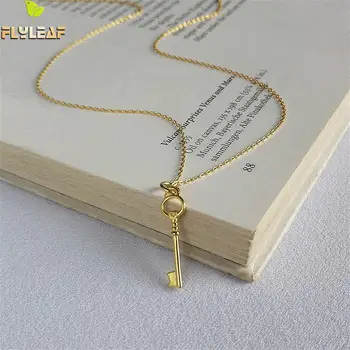 Flyleaf The Key To Open Heart Gold Necklaces & Pendants Real 925 Sterling Silver Necklace For Women Fashion Chain Fine Jewelry
Flyleaf The Key To Open Heart Gold Necklaces & Pendants Real 925 Sterling Silver Necklace For Women Fashion Chain Fine Jewelry
