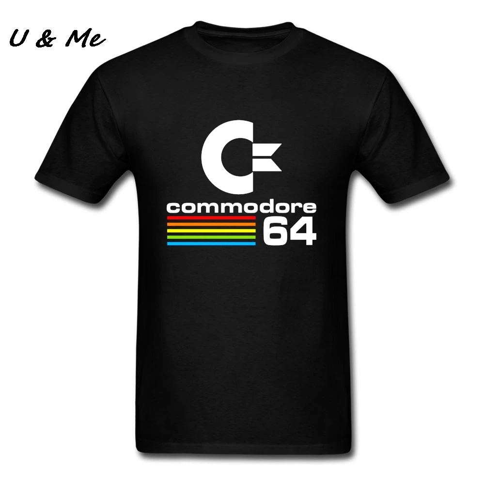 Создать свой собственный футболка для мужчин Commodore 64 хипстер Fit T Shirt взрослые