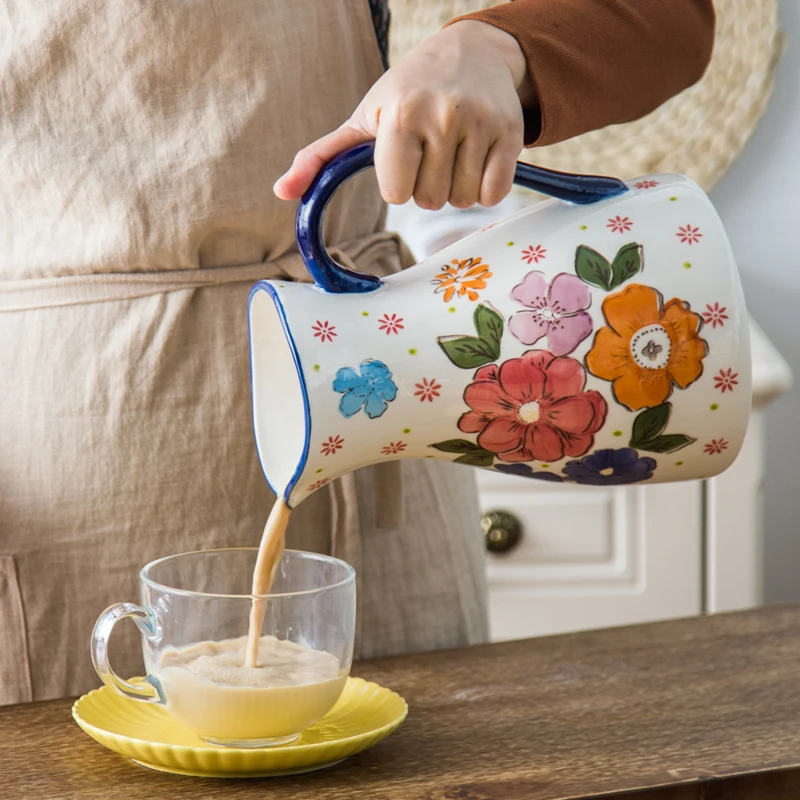 OUSSIRRO 2000ML Ceramic Pitchers Water Bottles Cold Kettle No Explosion Jug Large Capacity Household Ceramic Thermos
OUSSIRRO 2000ML Ceramic Pitchers Water Bottles Cold Kettle No Explosion Jug Large Capacity Household Ceramic Thermos