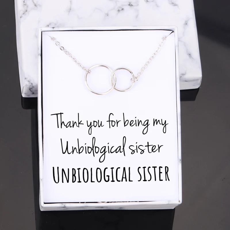 Thank You For Being My Unbiological Sister Unbiological Sister Necklace For Sister Round Pendant Necklace Gift
Thank You For Being My Unbiological Sister Unbiological Sister Necklace For Sister Round Pendant Necklace Gift