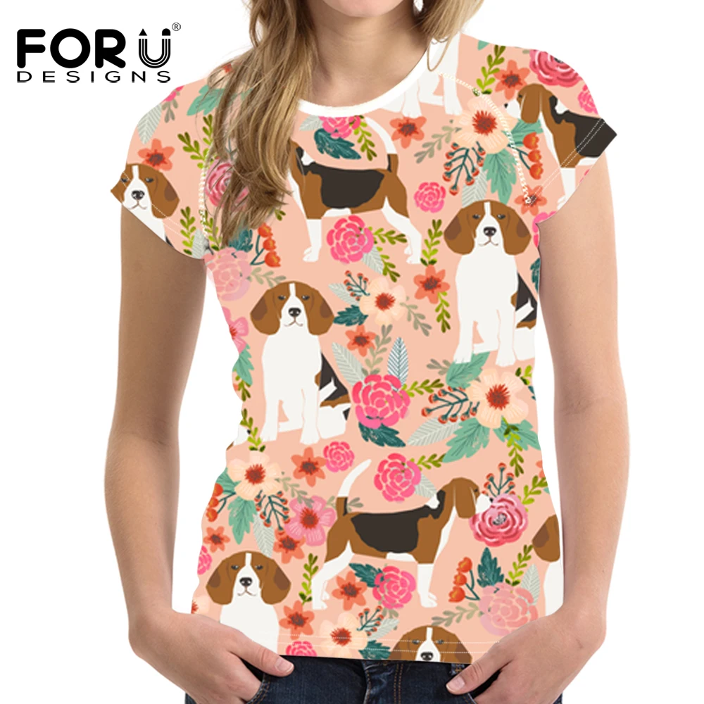FORUDESIGNS Cartoon Beagles Pet Dog Print T Shirt Women Flower Pattern T-Shirt Teenagers Cute Puppy Teen Shirt for Girls Tees
FORUDESIGNS Cartoon Beagles Pet Dog Print T Shirt Women Flower Pattern T-Shirt Teenagers Cute Puppy Teen Shirt for Girls Tees