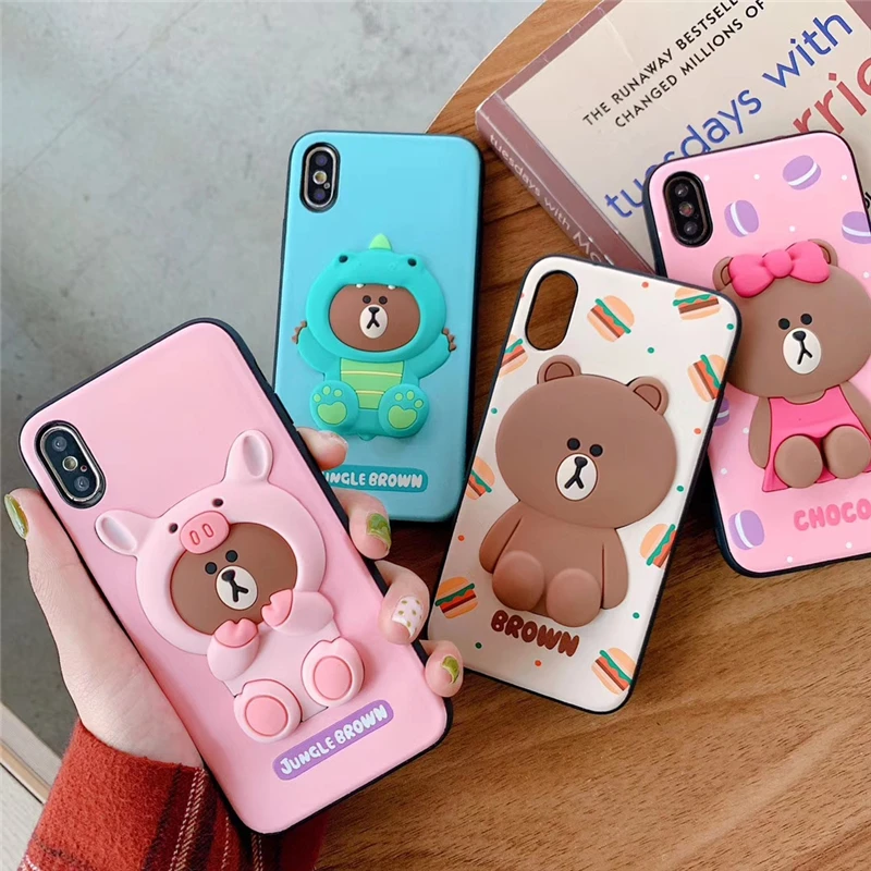 3D Cartoon Bare Bears Soft Phone Cases For iPhone 7 7plus 8 Plus 6 6s Plus Cute Silicone Back Cover Case For iphone X XR XS MAX
3D Cartoon Bare Bears Soft Phone Cases For iPhone 7 7plus 8 Plus 6 6s Plus Cute Silicone Back Cover Case For iphone X XR XS MAX