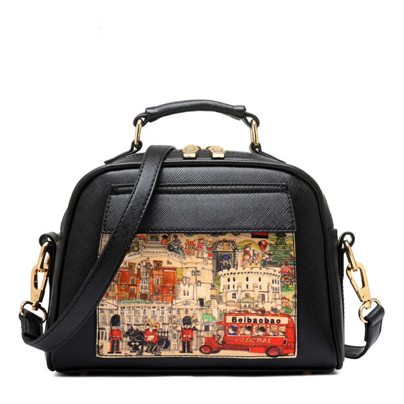 Oil Picture Pattern Women Bag Fashion PU Leather Women Leather Handbag Casual Women Shoulder Bag Fashion Female High Quality
Oil Picture Pattern Women Bag Fashion PU Leather Women Leather Handbag Casual Women Shoulder Bag Fashion Female High Quality