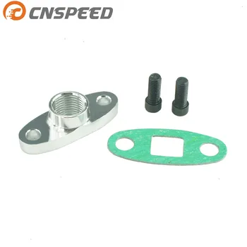 CNSPEED Turbo Oil Drain Outlet Flange Gasket Adapter Kit Female AN10 1/2 NPT Fitting T3 T4 GT32 GT37 GT40 Turbo fitting
CNSPEED Turbo Oil Drain Outlet Flange Gasket Adapter Kit Female AN10 1/2 NPT Fitting T3 T4 GT32 GT37 GT40 Turbo fitting