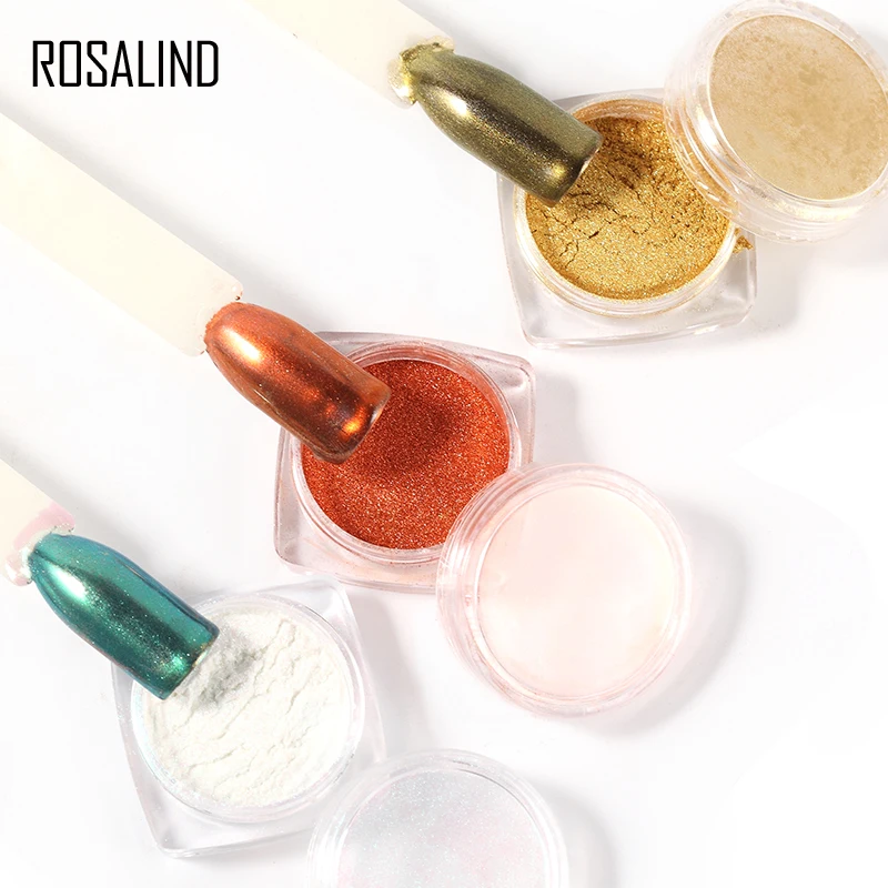 ROSALIND Golden/ Sliver Glitter Mirror Powder 9 Colors Shell Nail Powder Nail Glitters For DIY Nail Art Chrome Decorations
ROSALIND Golden/ Sliver Glitter Mirror Powder 9 Colors Shell Nail Powder Nail Glitters For DIY Nail Art Chrome Decorations