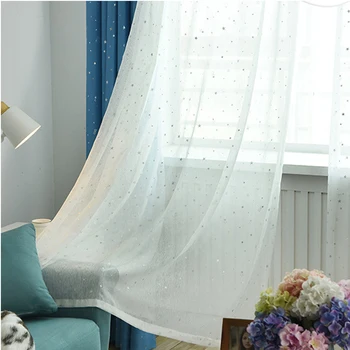 2019Light Shiny Sliver White Star Tulle Curtains for Living Room Transparent Tulle Curtains Window Drapes Sheer for the Bedroom
2019Light Shiny Sliver White Star Tulle Curtains for Living Room Transparent Tulle Curtains Window Drapes Sheer for the Bedroom
