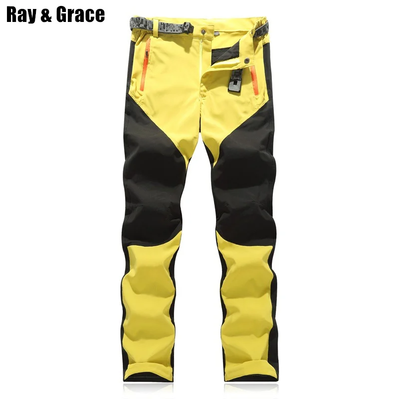 Ray Grace Hiking Pants Men Summer Waterproof Outdoor Stretch Quick Dry
