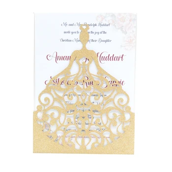 sposa style rose gold glitter paper crafts laser cut card hollow pocket elegant bride wedding invitations
sposa style rose gold glitter paper crafts laser cut card hollow pocket elegant bride wedding invitations