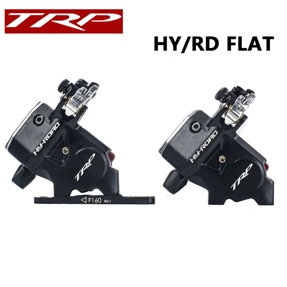 TRP HY/RD Flat Mount Cable Actuated Hydraulic Disc Brake Front 160mm Rear 140mm, w/ or w/o Rotor Road CX Bike caliper Black
TRP HY/RD Flat Mount Cable Actuated Hydraulic Disc Brake Front 160mm Rear 140mm, w/ or w/o Rotor Road CX Bike caliper Black