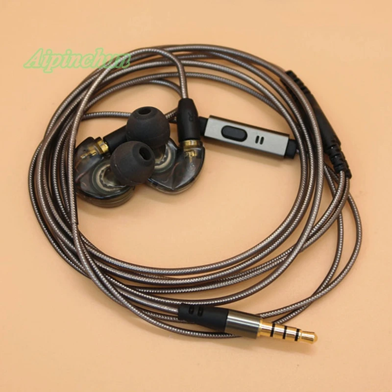 Aipinchun 3.5mm CTIA Jack Removable Sport Earphone Pluggable Ear-Hook Style With Microphone Controller
Aipinchun 3.5mm CTIA Jack Removable Sport Earphone Pluggable Ear-Hook Style With Microphone Controller