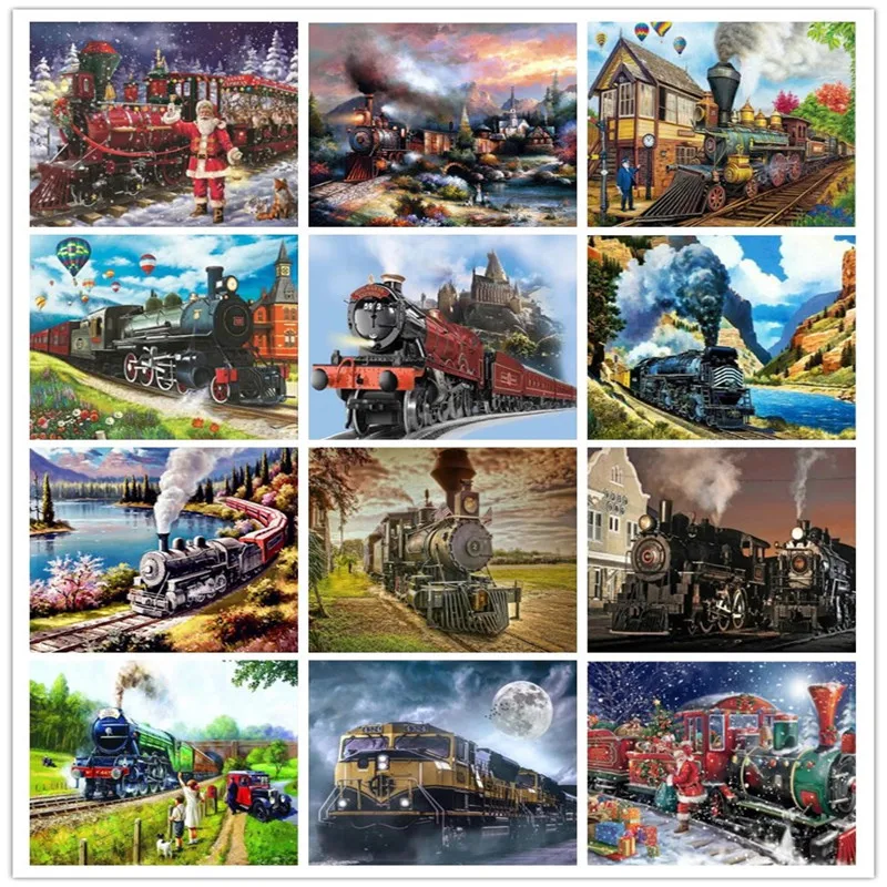 diy diamond painting landscape train Home Decoration Diamond Embroidery Full square Mosaic Decoration Needlework Christmas Gift
diy diamond painting landscape train Home Decoration Diamond Embroidery Full square Mosaic Decoration Needlework Christmas Gift