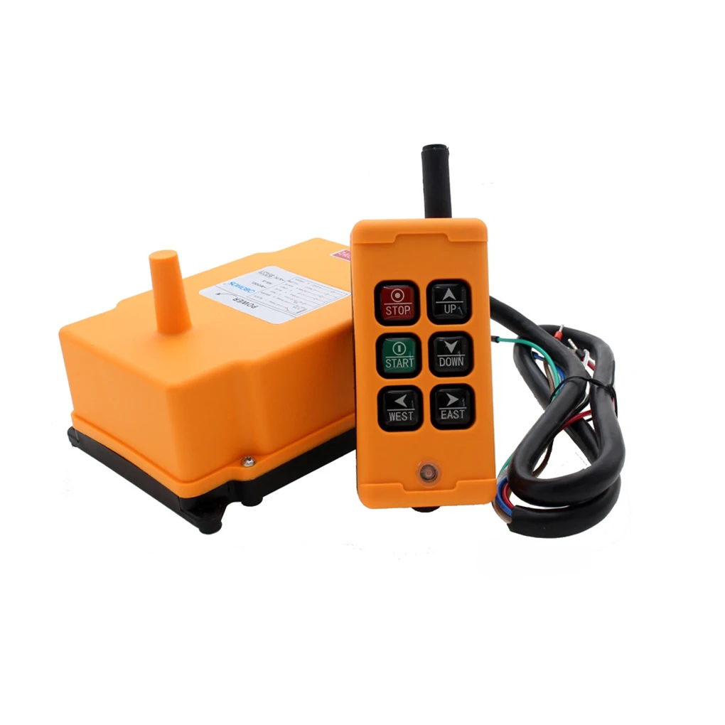 Industrial Remote Control HS-6 Wireless Transmitter Push Button Switch Crane Controller Receiever
Industrial Remote Control HS-6 Wireless Transmitter Push Button Switch Crane Controller Receiever