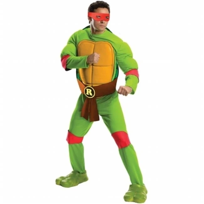 Rubies 217529 Teenage Mutant Ninja Turtles Deluxe Raphael Adult Costume - Standard - One Size