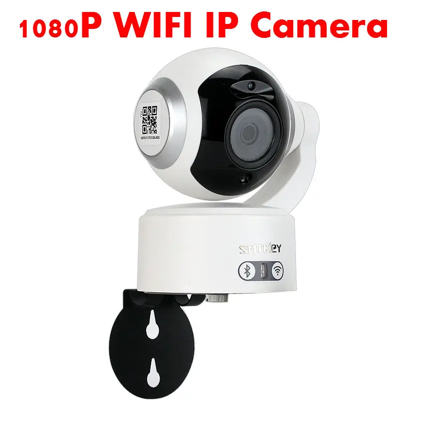 SMTKEY HD 360degreeWide View Pan Tilt IP Wireless Baby Monitort Bluetooth Function Suppor 2.8mm 1080P WIFI IP Camera
SMTKEY HD 360degreeWide View Pan Tilt IP Wireless Baby Monitort Bluetooth Function Suppor 2.8mm 1080P WIFI IP Camera