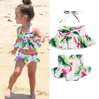 Kid Baby Girl Sweimwear Flamingo Floral Tankini Bikini Set Swimwear Swimsuit Bathing Suit
Kid Baby Girl Sweimwear Flamingo Floral Tankini Bikini Set Swimwear Swimsuit Bathing Suit