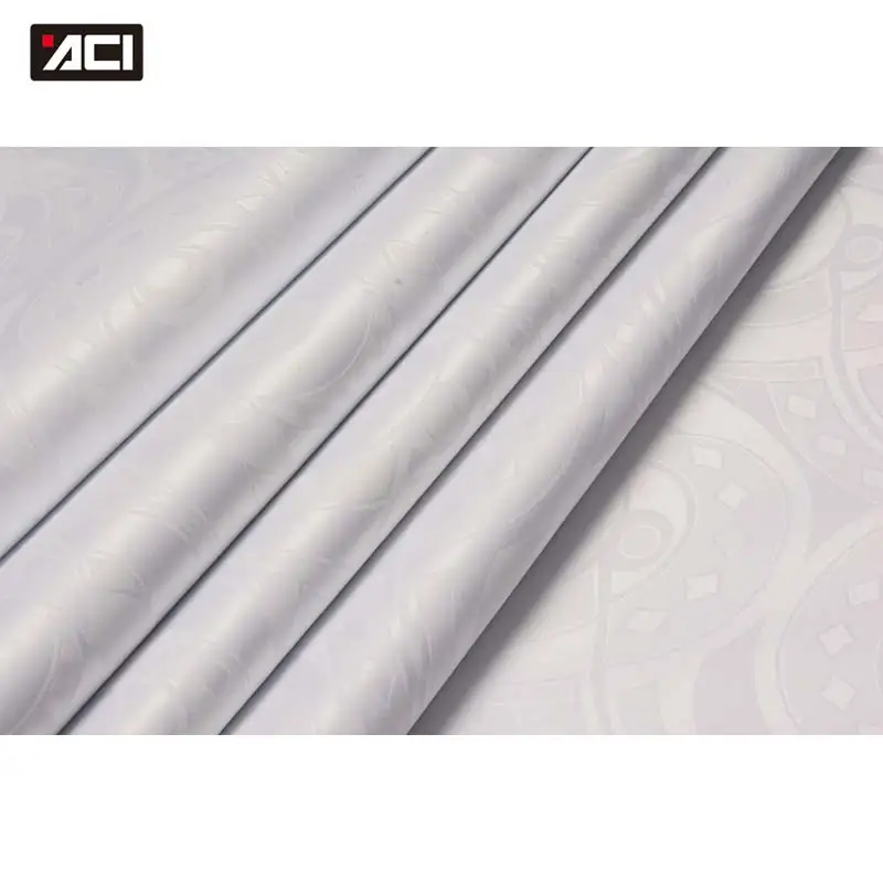 ACI Free Shipping Promotion African Garment Fabric Polyester Damask Fashion White Color Bazin Riche Guinea Brocade Fabric 10 Yd
ACI Free Shipping Promotion African Garment Fabric Polyester Damask Fashion White Color Bazin Riche Guinea Brocade Fabric 10 Yd