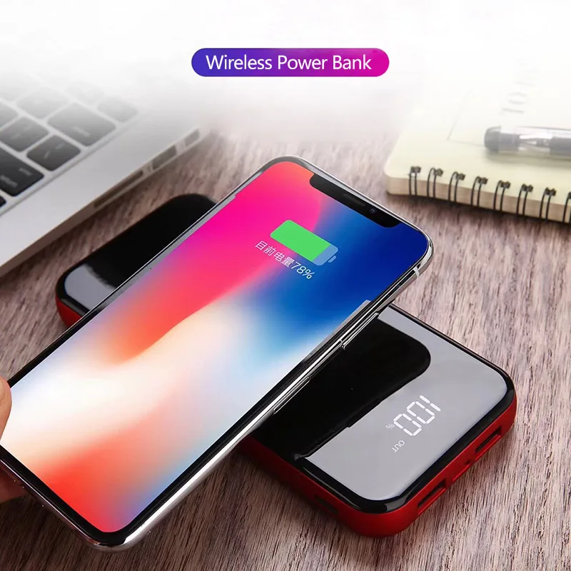 10000mAh Portable Qi Wireless Charger Power bank For iPhone Huawei XiaoMi Double USB Output Powerbank LED Display Power Bank
10000mAh Portable Qi Wireless Charger Power bank For iPhone Huawei XiaoMi Double USB Output Powerbank LED Display Power Bank