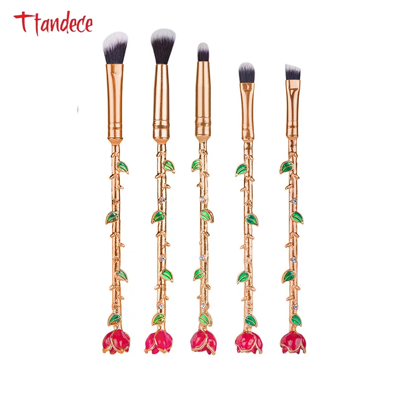 TTANDECE 6Pcs Set Golden Rose Flower Shaped Makeup Brushes a Mermaid Brush Foundation Powder Beauty Flower Brush Set Rose Brush
TTANDECE 6Pcs Set Golden Rose Flower Shaped Makeup Brushes a Mermaid Brush Foundation Powder Beauty Flower Brush Set Rose Brush