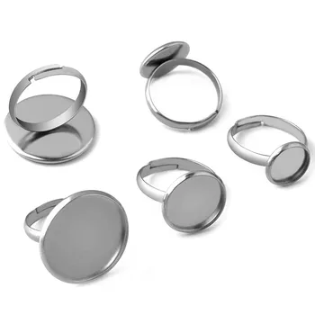 Stainless Steel Ring Findings Blanks 8mm - 20mm Round Smooth Bezel tray Glass Cabochons Bases Metal Rings DIY Settings NO Fade
Stainless Steel Ring Findings Blanks 8mm - 20mm Round Smooth Bezel tray Glass Cabochons Bases Metal Rings DIY Settings NO Fade