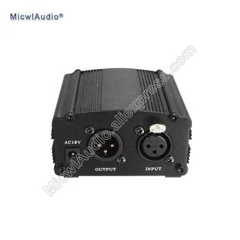 48V Phantom Power Supply XLR 3Pin input and output Power Adaptor For Condenser Recording Microphone
48V Phantom Power Supply XLR 3Pin input and output Power Adaptor For Condenser Recording Microphone