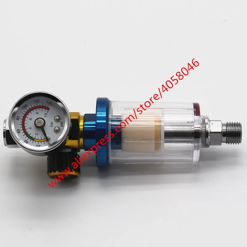 1pcs Scratch Spray Gun Air Regulator Gauge & In-line Water Trap Filter Tool Spray gun dedicated pressure regulator table
1pcs Scratch Spray Gun Air Regulator Gauge & In-line Water Trap Filter Tool Spray gun dedicated pressure regulator table